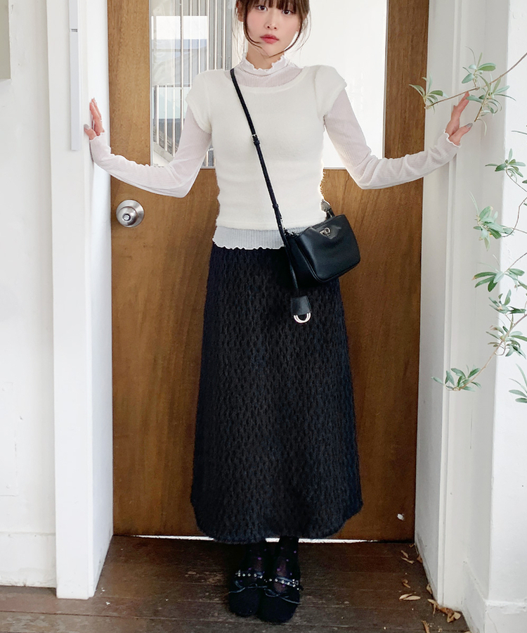 スノーAラインロングスカート｜ミディ/ロングスカート｜韓国