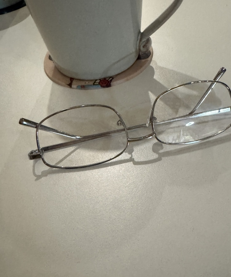 너드 긱시크 스퀘어 스틸 안경 실버