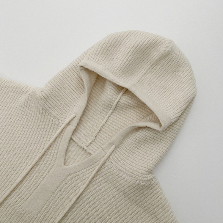 왕도톰폭닥 후드 오버핏 겨울 레드 와인니트 크리스마스 연말룩 빅사이즈