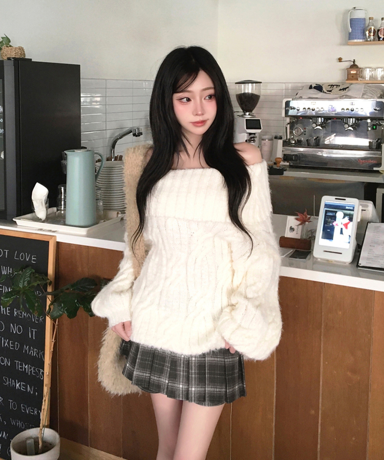 퍼글 푸들 퍼 털 크로스 보부상 숄더백 빅백 베이지