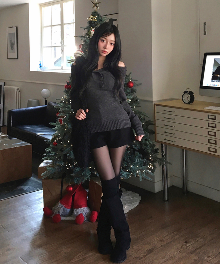 퍼글 푸들 퍼 털 크로스 보부상 숄더백 빅백 블랙