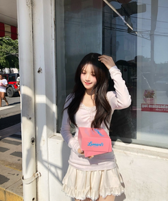 ガーリーフリルミニスカート CREAM