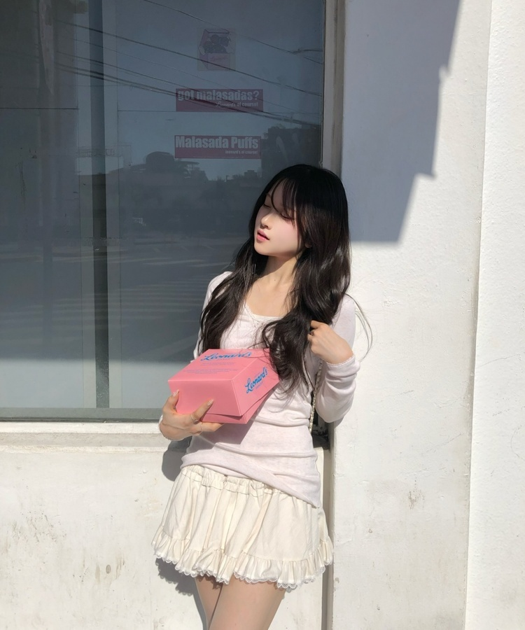 ガーリーフリルミニスカート CREAM