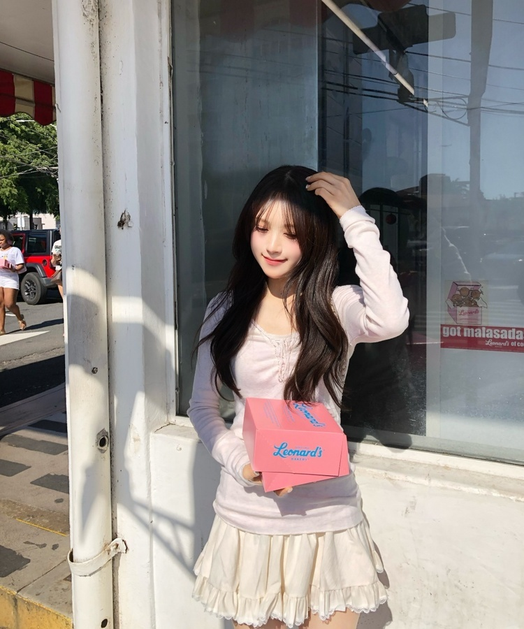 ガーリーフリルミニスカート CREAM