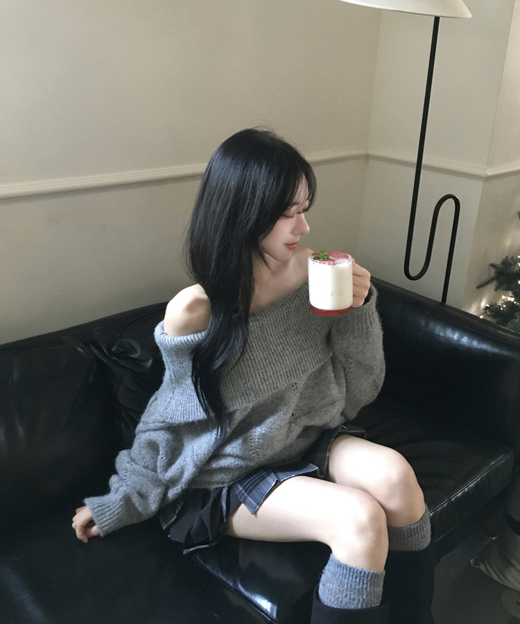 키코 체크 빈티지 플리츠 리본 끈 레이어드 미니 랩 스커트 블랙