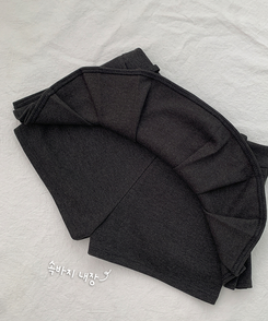 모네 모직 플리츠 미니 스커트 팬츠 치마바지