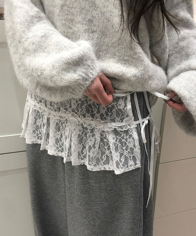 レースラップスカート IVORY
