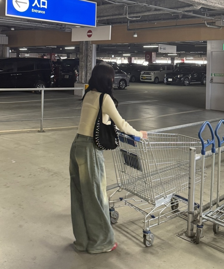 라운드 니트 카디건 크림