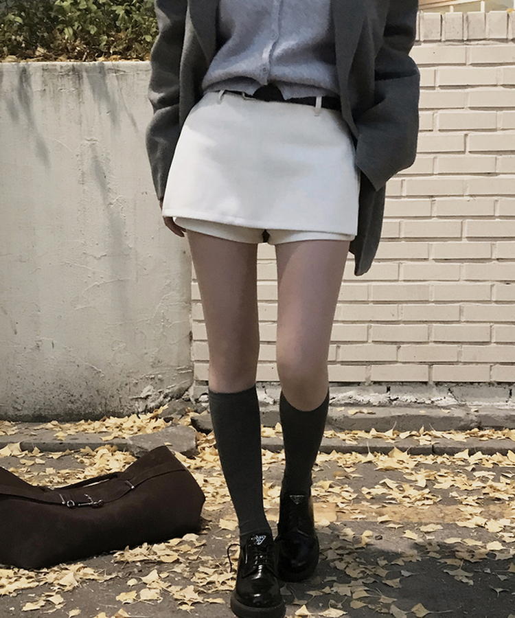 シンプルイズベスト無地ソックス GREY