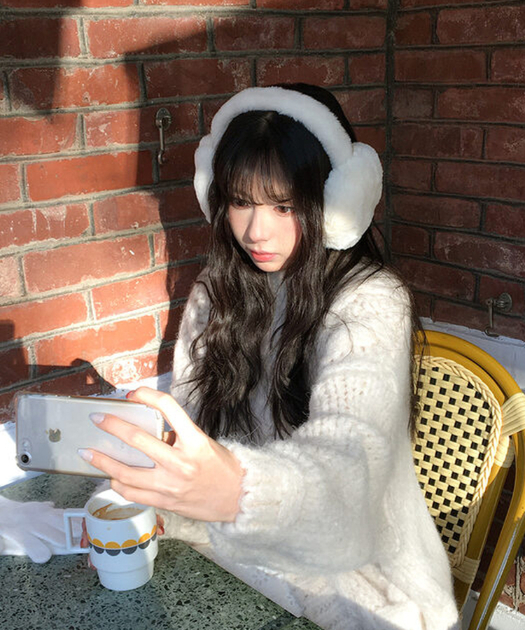 折りたたみ式イヤーマフ(5color) IVORY