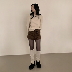 【ベルト付き】エリーナショートパンツ BROWN