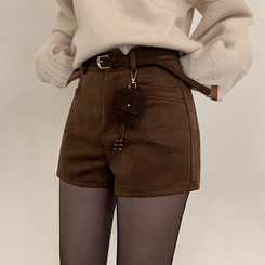 【ベルト付き】エリーナショートパンツ BROWN