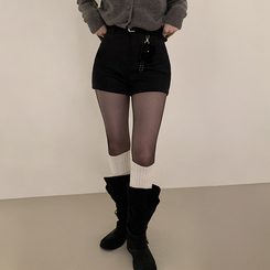 【ベルト付き】エリーナショートパンツ BLACK