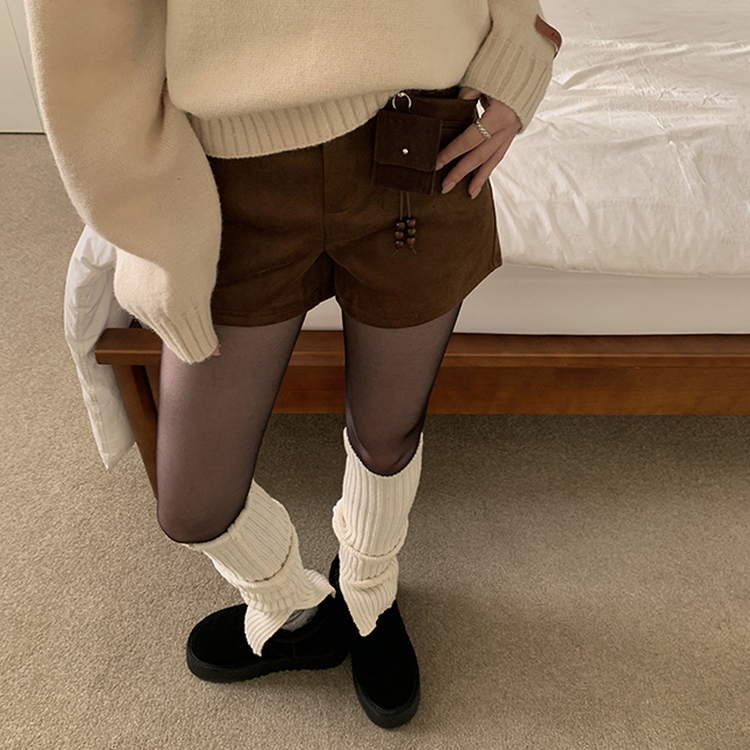 【ベルト付き】エリーナショートパンツ BROWN