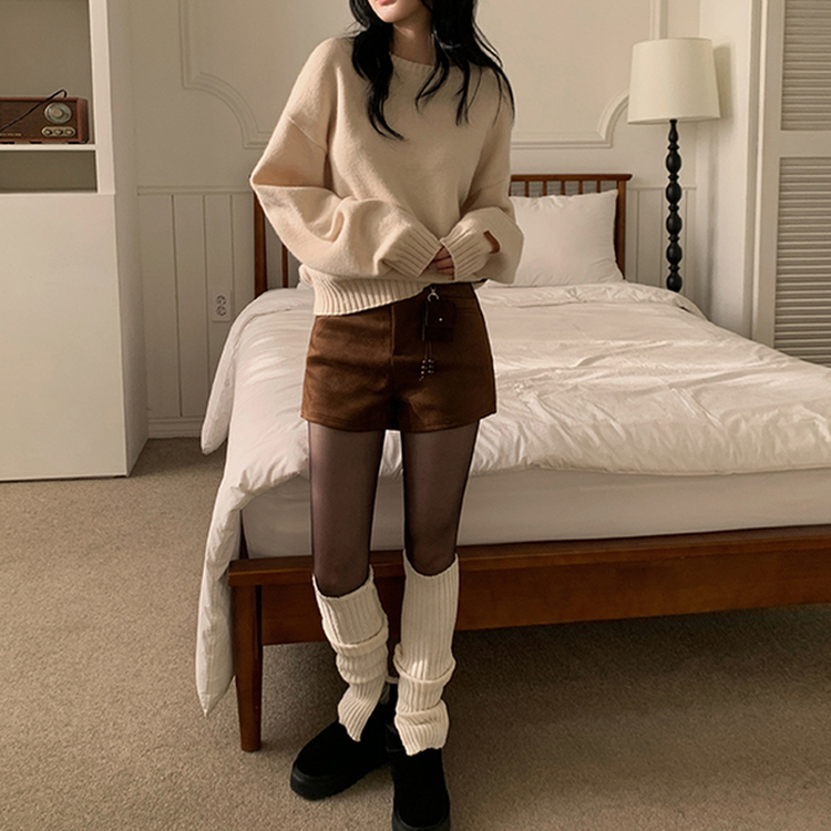 【ベルト付き】エリーナショートパンツ BROWN