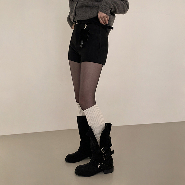 【ベルト付き】エリーナショートパンツ BLACK