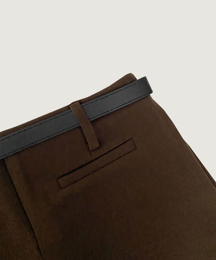 미우 모직 치마바지 미니스커트