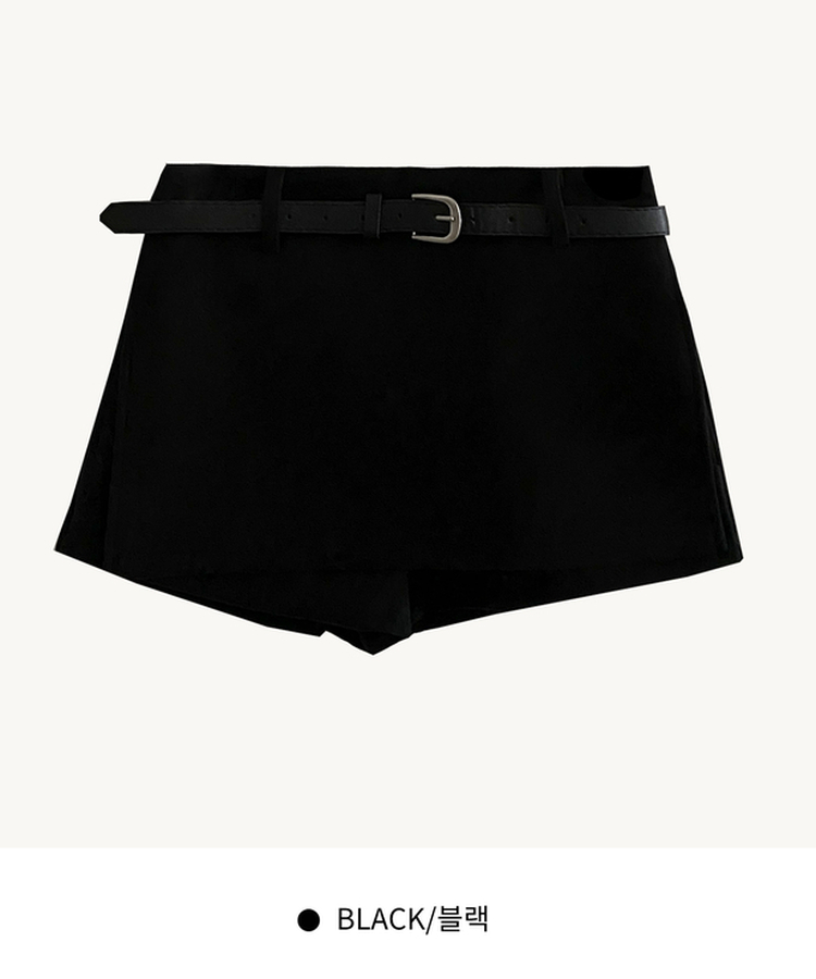 미우 모직 치마바지 미니스커트