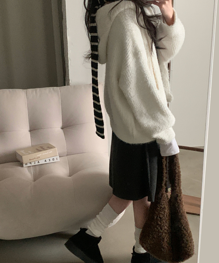 마르덴 기모 플리츠 벨트세트 A라인 미디스커트