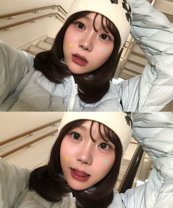 クロススタッズビーニー IVORY