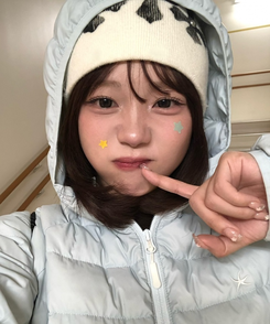 クロススタッズビーニー IVORY