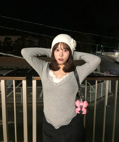 【SET】レースクロップド丈Tシャツ＋スカーフ GRAY