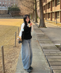 벨벳 뷔스티에 블라우스 블랙