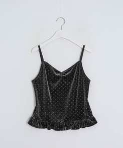 벨벳 뷔스티에 블라우스