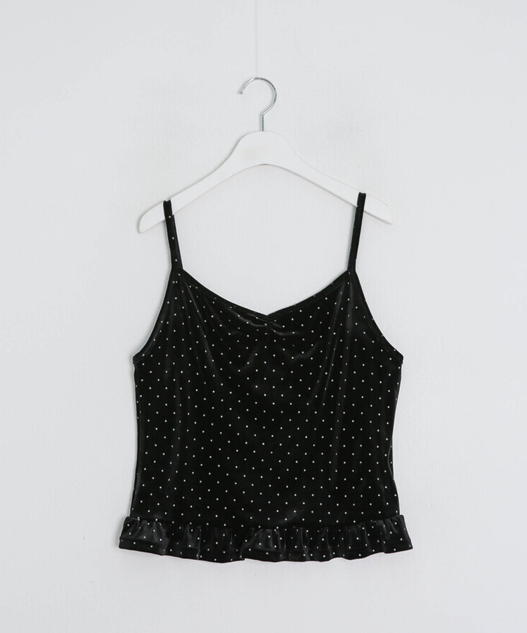 벨벳 뷔스티에 블라우스