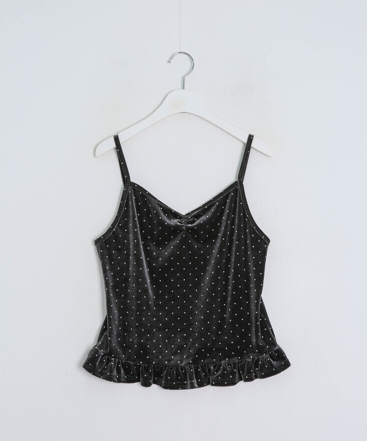 벨벳 뷔스티에 블라우스