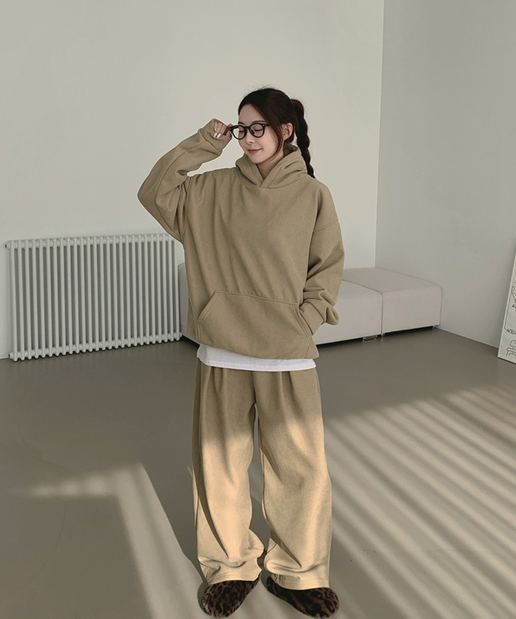 SET】【起毛】厚手コーデュロイパーカーセットアップ｜トレーニング