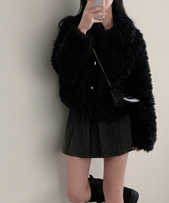 【ベルト付き】プリーツAラインミニスカート GREY