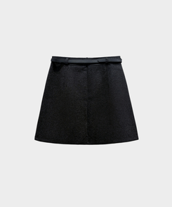 【ベルト付き】プリーツAラインミニスカート