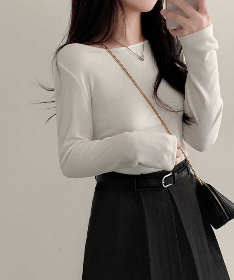 【ベルト付き】プリーツAラインミニスカート GREY