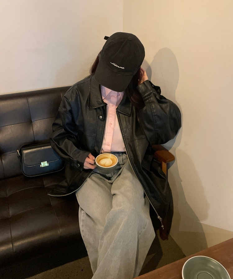 펜던트 포인트 셔츠 연핑크