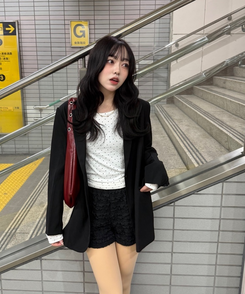 ブレザージャケット BLACK