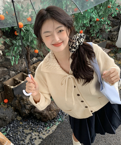 セーラーニットカーディガン IVORY