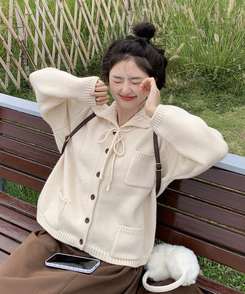 セーラーニットカーディガン IVORY