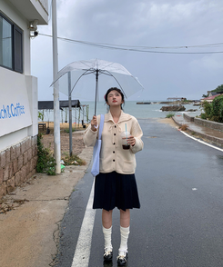 セーラーニットカーディガン IVORY