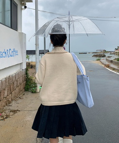 セーラーニットカーディガン IVORY