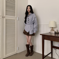 ルシアシャツ BLUE