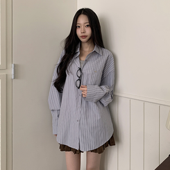 ルシアシャツ BLUE