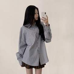 ルシアシャツ BLUE