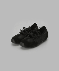 （Pinterestムード♥）リボンストラップ メッシュスニーカー