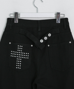 モチーフポケットクロスワイドパンツ