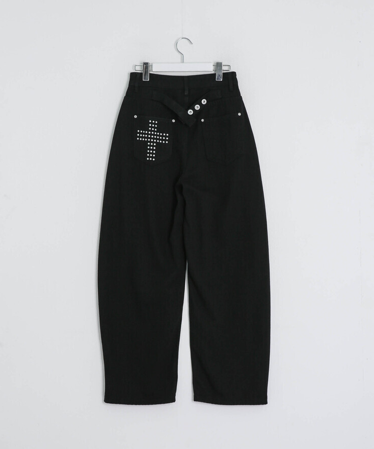 モチーフポケットクロスワイドパンツ