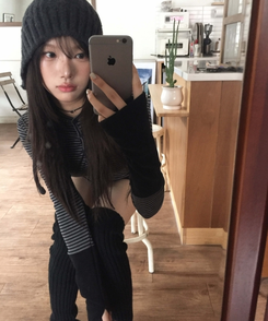 ハイウールレッグウォーマー BLACK