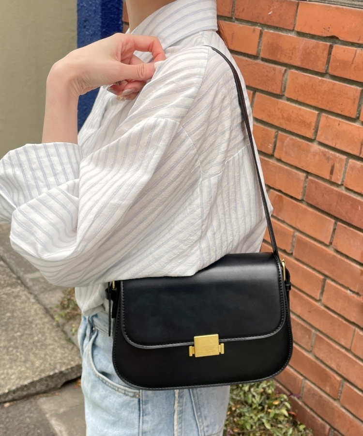 데일리 캐주얼 숄더 크로스백 블랙