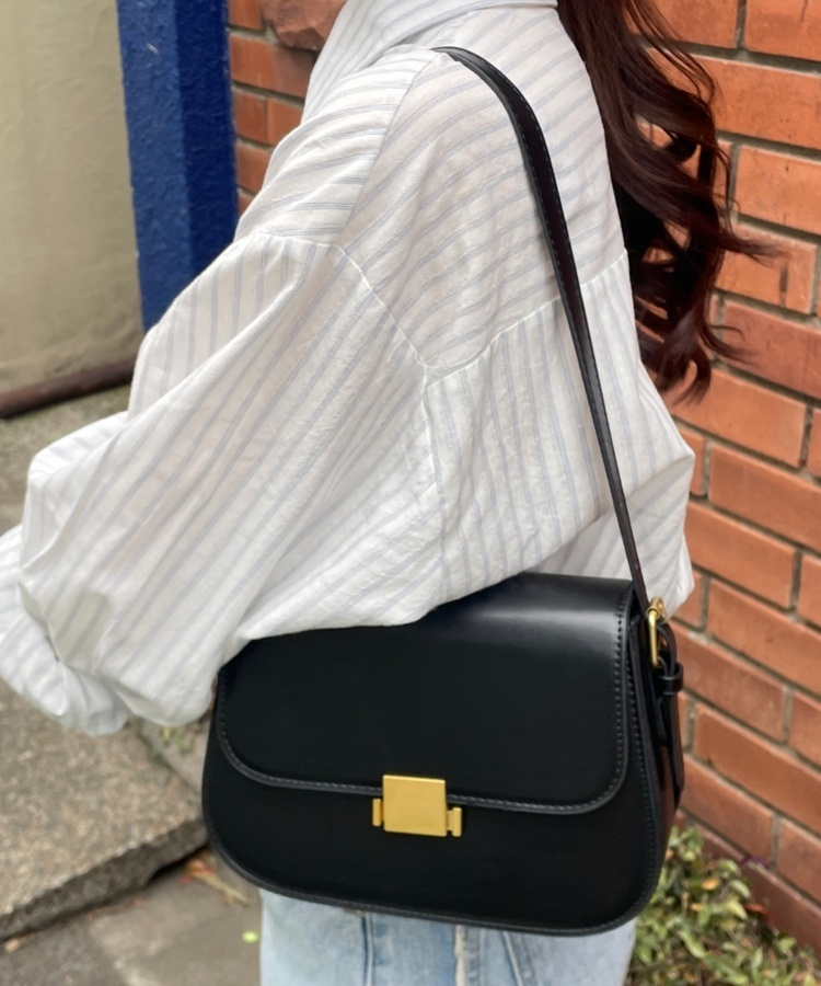 데일리 캐주얼 숄더 크로스백 블랙