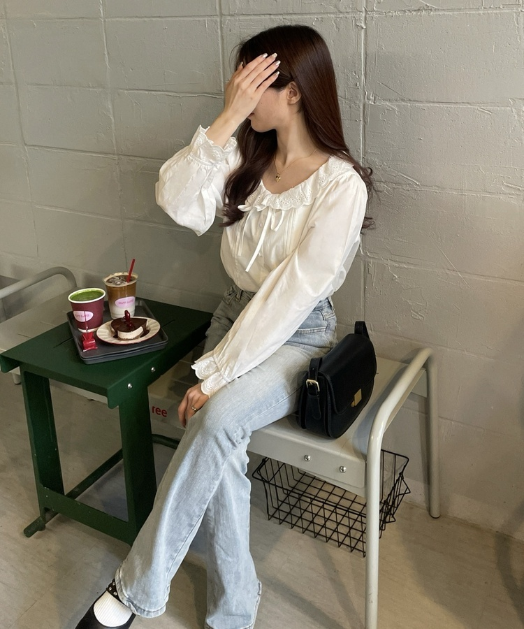 데일리 캐주얼 숄더 크로스백 블랙